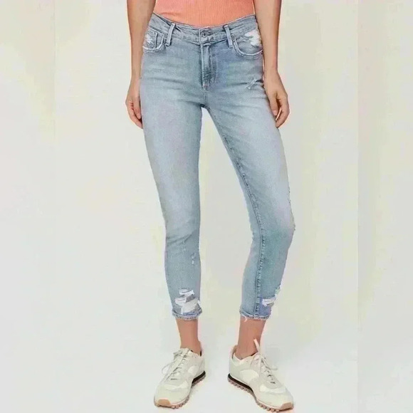 Aritzia Agolde Sophie Crop Size 29 - Picture 3 of 10